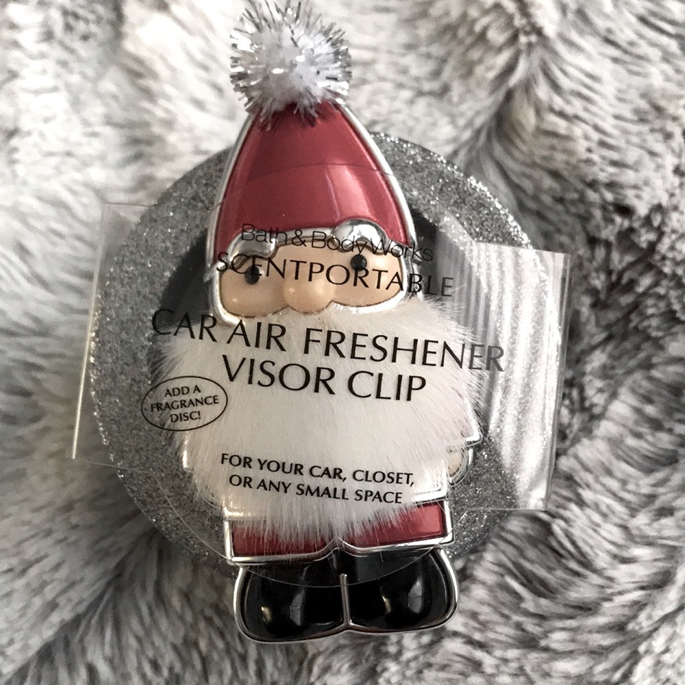 Santa Clause Car Freshener Visor Clip